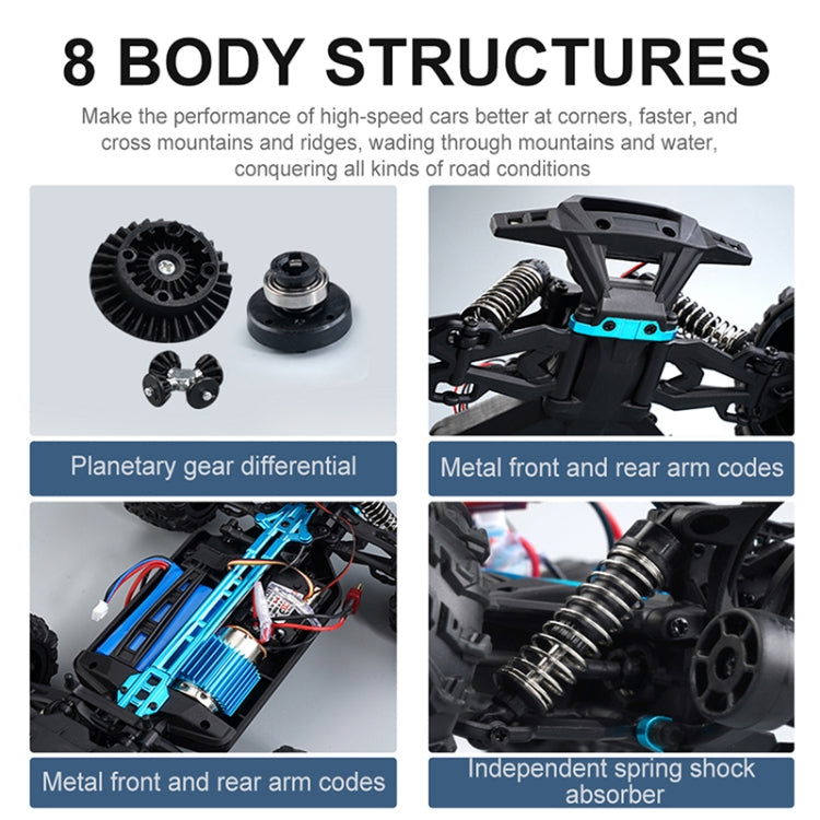 SCY-16201 2.4G 1:16 Electric 4WD RC Racing Off-road Vehicle Car Toy, SCY-16201 / Green