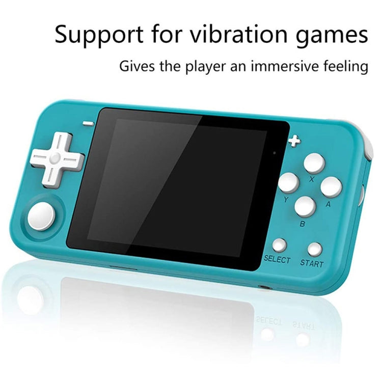 Powkiddy Q90 3.0 inch IPS Screen Retro Joystick Handheld Game Console with 16GB Memory, Q90 / White