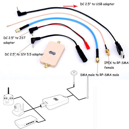 SH-RC58G2W 5.8GHz 2W Wireless WiFi Signal Booster Amplifier for UAV RC, SH-RC58G2W