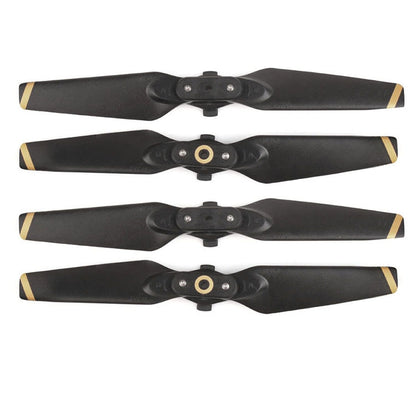 2 Pairs 4730F Foldable Quick-Release CW / CCW Propellers for DJI Spark, For DJI Spark Gold