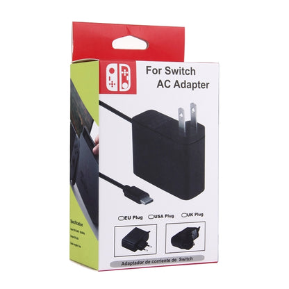 For Nintendo Switch NS Game Console Wall Adapter Charger Charger Adapter Charging Power, DC 5V, Cable Length: 1.5m, US Plug(Black), For Switch  NS US Plug