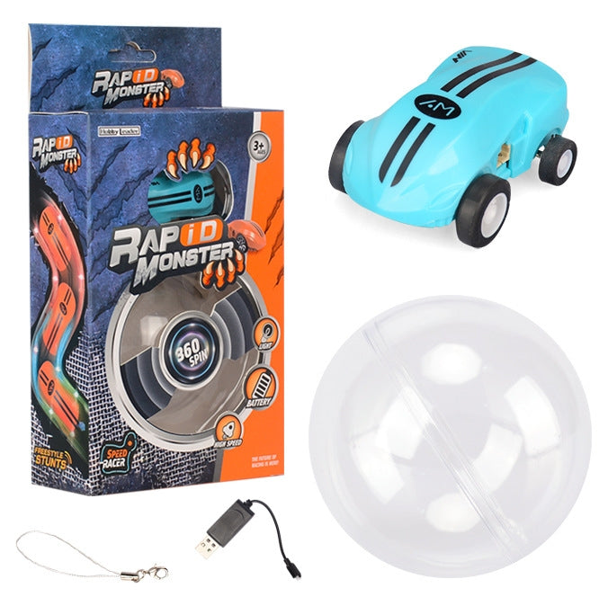 S618 360 Degree Rotary Mini High Speed Laser Pocket Car Racing Model Vehicle Toy