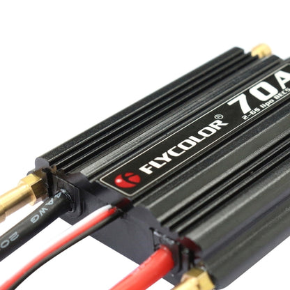 Flycolor Flymoster Series 70A 2-6S Waterproof Electronic Speed Controller for RC Boat, 70A 2-6S
