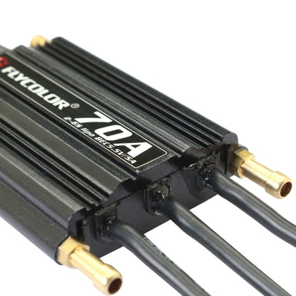 Flycolor Flymoster Series 70A 2-6S Waterproof Electronic Speed Controller for RC Boat, 70A 2-6S