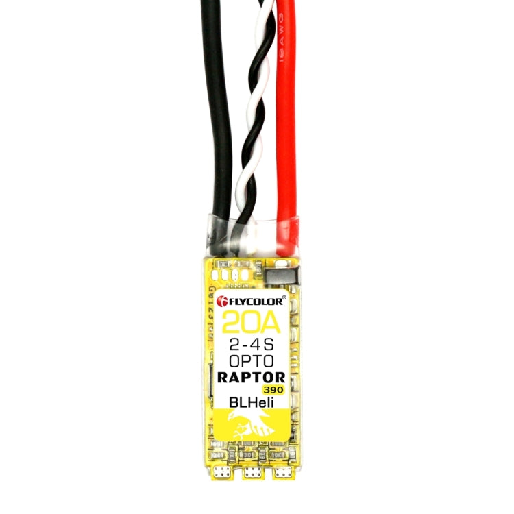 Flycolor Raptor 390 20A 2-4S Electric Speed Controller, 390 20A