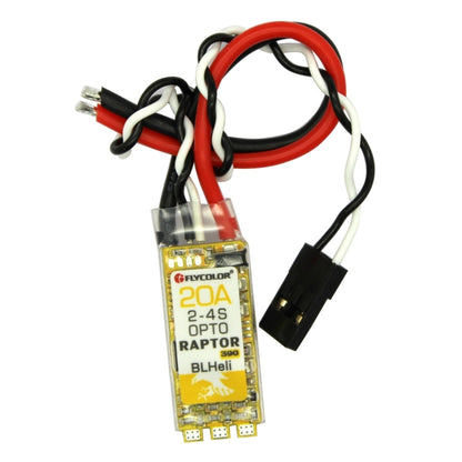 Flycolor Raptor 390 20A 2-4S Electric Speed Controller, 390 20A