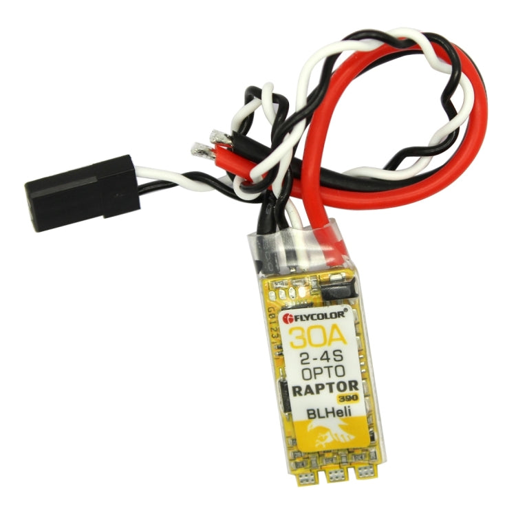 4 PCS Flycolor Raptor 390 30A 2-4S Electric Speed Controller, 390 30A 4 PCS