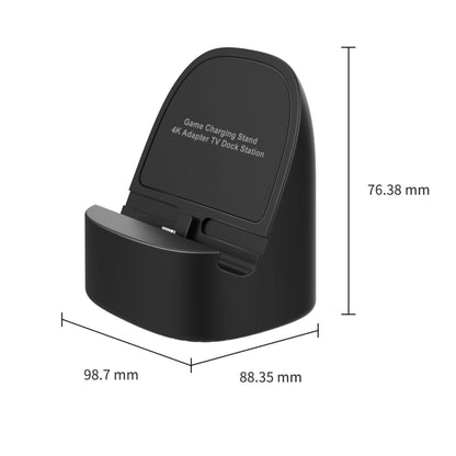 Game Charging Stand 4K Adapter TV Dock Station, 4K Adapter TV Dock Station