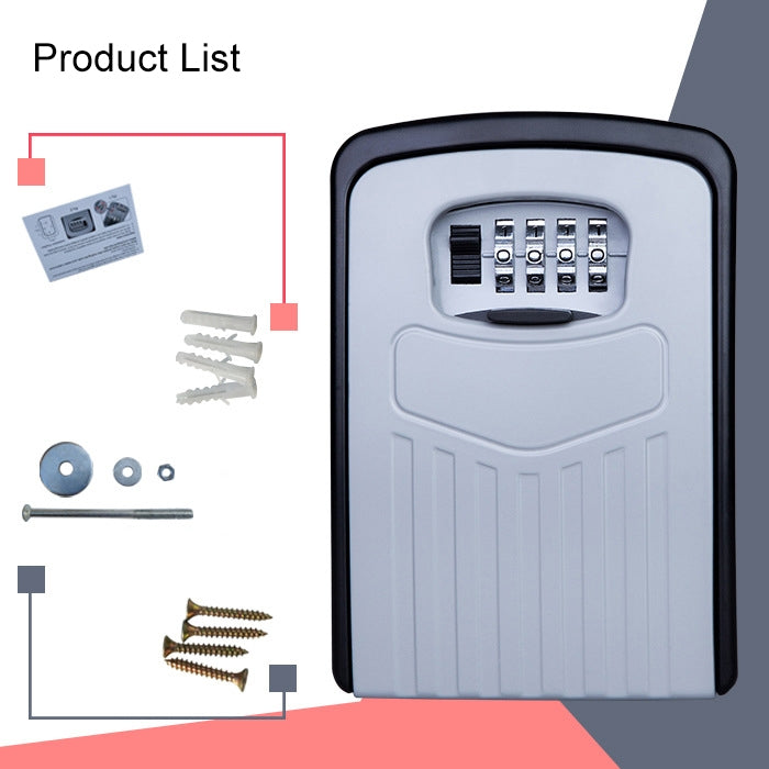 Large Password Lock Metal Storage Box Villa Security Box Wall Cabinet Safety Box