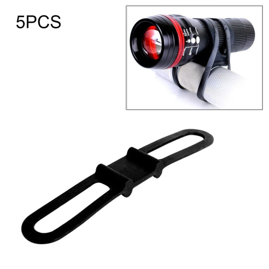 5 PCS Bike Bicycle High Strength Straps Holder For Cellphone Lights Computer, Random Color Delivery, 5 PCS Bicycle Strength Straps Holder