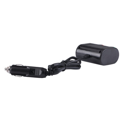 Olesson Streamlined Design 1.2A USB Car Cigarette Lighter Socket Car Charger with Color LED Light, 1631