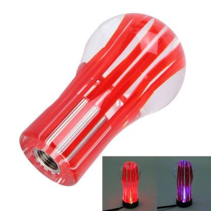 Crystal Double Light Car Breathing Racing Dash LED Magic Lamp Gear Head Shift Knob with Base, Size: 8.2 * 4.5 * 3.0 cm(Green Light + Blue Light), Size: 8.2 * 4.5 * 3.0 cm(Green), Size: 8.2 * 4.5 * 3.0 cm(Purple), Size: 8.2 * 4.5 * 3.0 cm(Red)