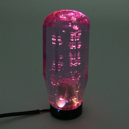 Crystal Car Breathing Racing Dash LED Magic Lamp Gear Head Shift Knob with Base, Size: 10.0 * 4.5 * 3.2 cm(Red and Blue), Size: 10.0 * 4.5 * 3.2 cm(Purple), Size: 10.0 * 4.5 * 3.2 cm(Transparent)