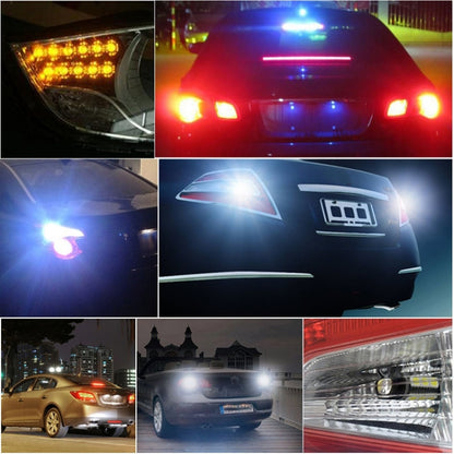 2 PCS DC 12V 2W 39MM 4014 Bicuspid Port No Decoding Car Dome Lamp LED Reading Light with 10 LED Lights, 39MM