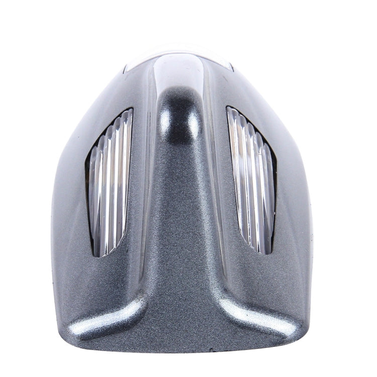 Solar Colorful Light Anti Collision Shark Fin Car Taillight LED Flash Warning Light Caution Light