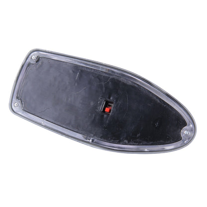 Solar Colorful Light Anti Collision Shark Fin Car Taillight LED Flash Warning Light Caution Light