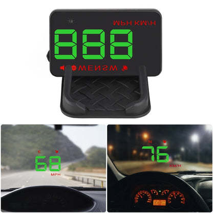 Geyiren A5 HUD 3.5 inch Car Head Up Display with GPS System, Two Mode Display, Light Sensors, KM/h MPH Speed, Compass, Speed Alarm, A5(Black), A5 (Green Light)