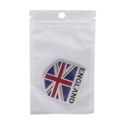 England Flag Style Metal Car Sticker, England Flag
