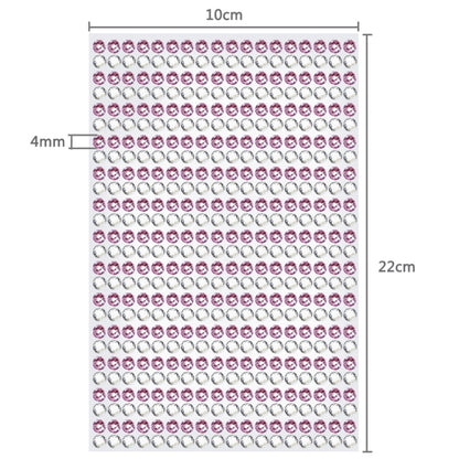 4mm Glitter Crystal Diamond Decoration / Shining Rhinestone Sticker for Car Sticker & Cell Phone Ornament
