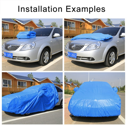 Anti-Dust Anti-UV Heat-insulating Elastic Force Cotton Car Cover for SUV, Size: S, 4.2m~4.45m, Size: S, 4.2m~4.45m (