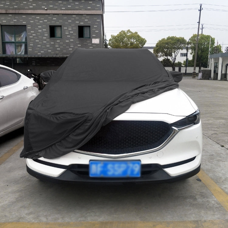 Anti-Dust Anti-UV Heat-insulating Elastic Force Cotton Car Cover for SUV, Size: S, 4.2m~4.45m, Size: S, 4.2m~4.45m (