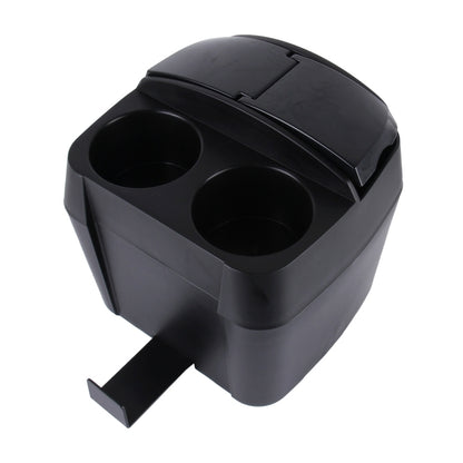 SHUNWEI SD-1605 Multifunction 3 in 1 Car Cup Holder Drink Bottle Can Garbage Can Portable Vehicle Trash Can Bin Rubbish Bin Organizer, SD-1605 Black, SD-1605 Khaki