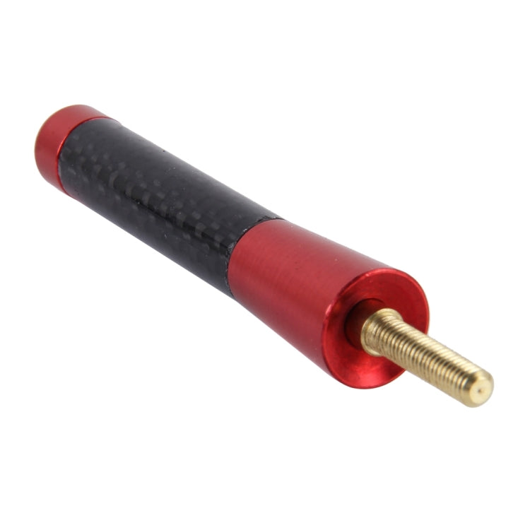 Carbon Fiber Aluminum Short Antenna Polished Universal Screws Base(Medium Size), 8cm