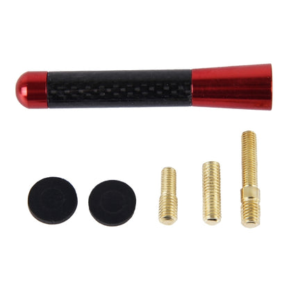Carbon Fiber Aluminum Short Antenna Polished Universal Screws Base(Medium Size), 8cm