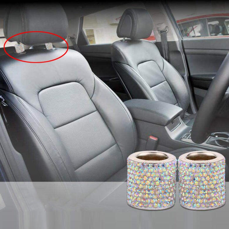 4 PCS Car Crystal Head Pillow Modified Decoration