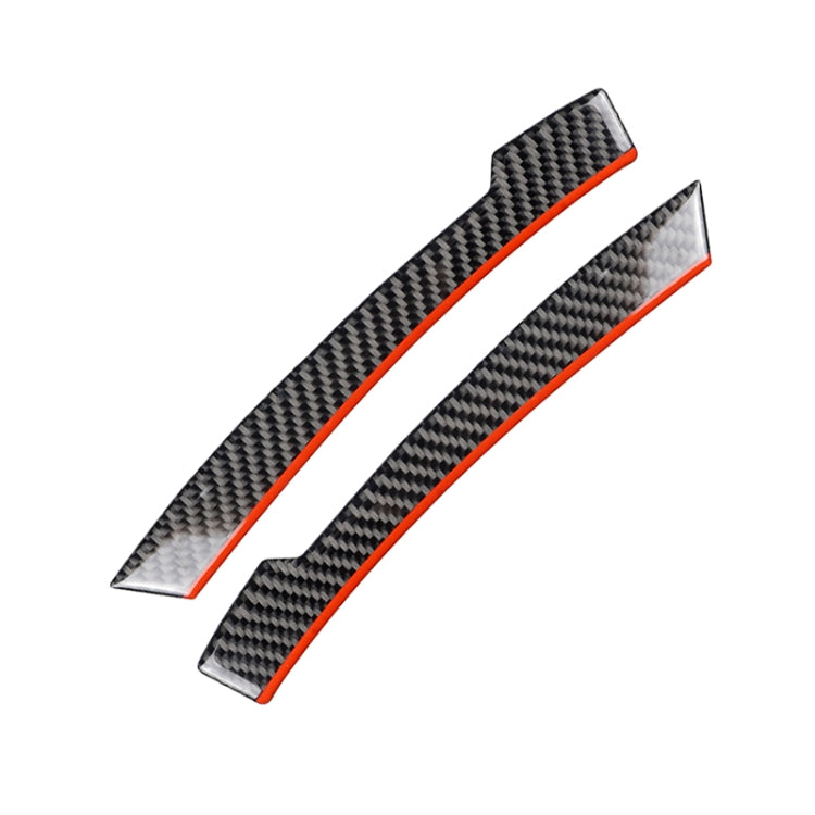 2 PCS Car Carbon Fiber Rearview Mirror Anti-collision Strip Protection Guards Trims Stickers for Mercedes-Benz, Rearview Mirror
