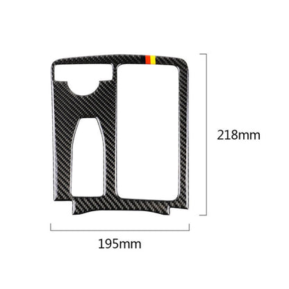 Car German Flag Carbon Fiber Left Drive Gear Position Panel Decorative Sticker for Mercedes-Benz W204 2007-2013 / W212 2010-2012 , Left Drive Gear Position (German Flag)