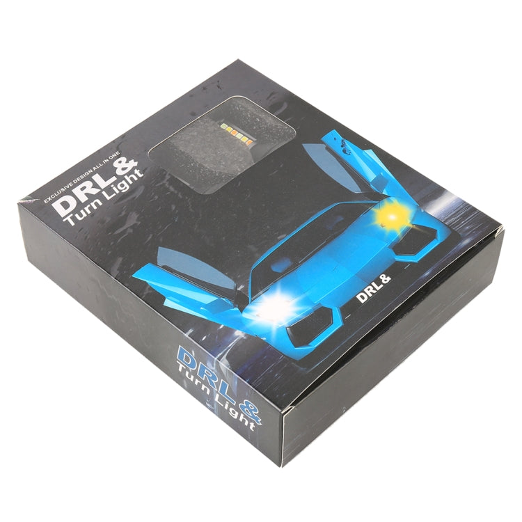 T20/7740 DC12V 3.7W 81 SMD-3030-LEDs Three Color Car DRL&Turn Light, Length: 2m, T20/7740