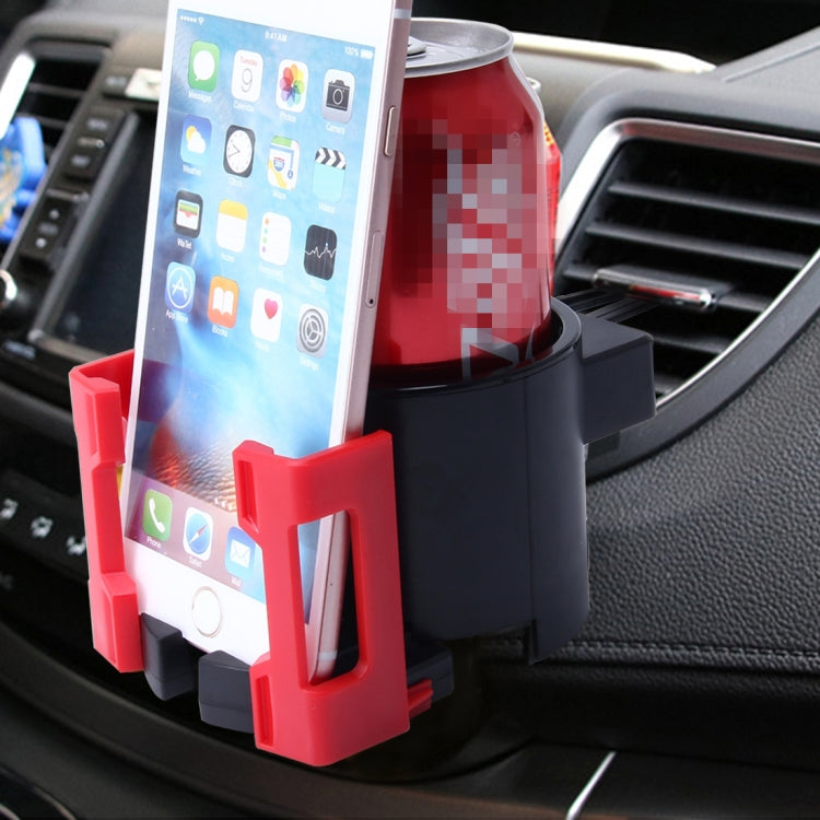 SHUNWEI SD-1026 Car Auto Multi-functional ABS Air Vent Drink Holder Bottle Cup Holder Phone Holder Mobile Mount, SD-1026(White), SD-1026(Red)