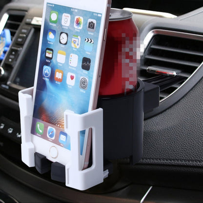 SHUNWEI SD-1026 Car Auto Multi-functional ABS Air Vent Drink Holder Bottle Cup Holder Phone Holder Mobile Mount, SD-1026(White), SD-1026(Red)