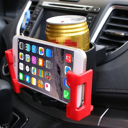 SHUNWEI SD-1026 Car Auto Multi-functional ABS Air Vent Drink Holder Bottle Cup Holder Phone Holder Mobile Mount, SD-1026(White), SD-1026(Red)