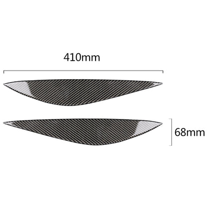 Car Carbon Fiber Light Eyebrow for Mercedes-Benz W204 Pre-Facelift 2008-2011, For Mercedes-Benz W204