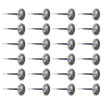 24 PCS 6mm Mushroom Nail-tyre Film Tyre Cold Patch Film Rubber Tire Repair Kit, 6mm