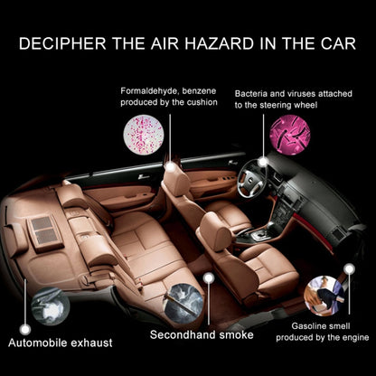 XJ-002 Car / Household Smart Touch Control Air Purifier Negative Ions Air Cleaner, XJ-002(Black), XJ-002(White)