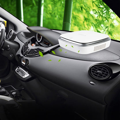 XJ-002 Car / Household Smart Touch Control Air Purifier Negative Ions Air Cleaner, XJ-002(Black), XJ-002(White)