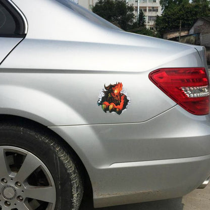 3D Characteristic Digital Simulation Car Paper Sticker, Exaggerated Effection 3, Exaggerated Effection 4, Exaggerated Effection 5, Exaggerated Effection 6, Exaggerated Effection 7, Exaggerated Effection 8, Exaggerated Effection 9, Exaggerated Effection...