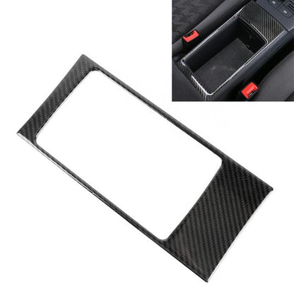 Car Carbon Fiber Storage Box Decorative Panel for Audi A3, Storage Box