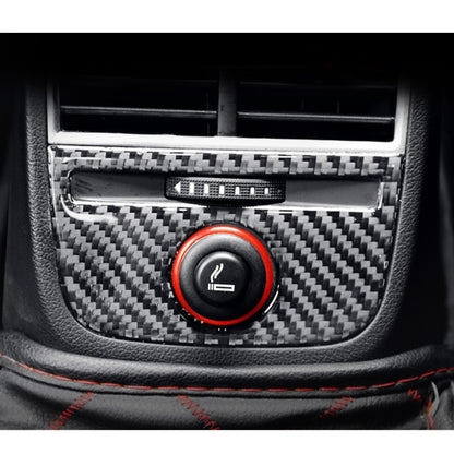 Car Carbon Fiber Rear Air Outlet Decorative Panel for Audi A3, Rear Air Outlet
