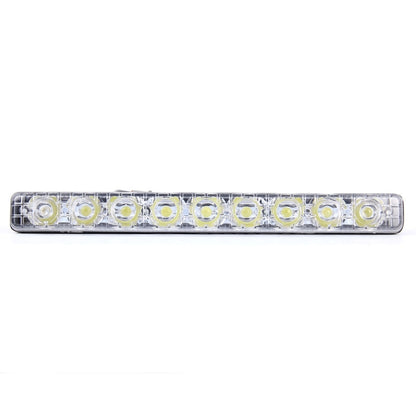 2 PCS LD-008 5730-9SMD 15W 1500 LM 7000K White Light  Daytime Running Light.DC 12V, White Light+15W 1500LM/7000K