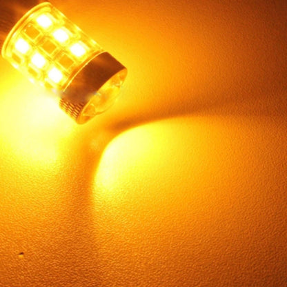2 PCS T20/7440 10W 1000LM 6000K White + Yellow Light DRL&Turn Light with 20 SMD-5730-LED Lamps，DC 12-24V, T20 20 SMD-5730-LED Lamps