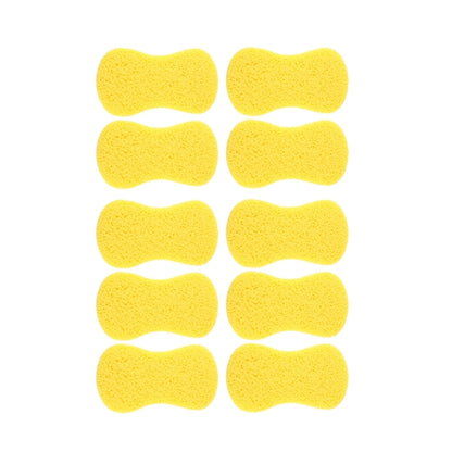 5 PCS Household Cleaning Sponge Yellow Car Wash Sponge With Macropores, 5 PCS Macropores Cleaning Sponge