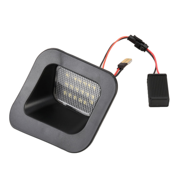 2 PCS DC12V / 2W / 6000K / 120LM Car LED License Plate Light 18LEDs SMD-3528 Lamps for Dodge, White Light, For Dodge