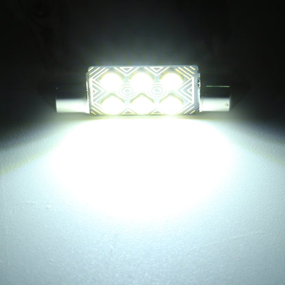 2 PCS 36mm DC12V / 1.5W / 6000K / 110LM 6LEDs SMD-3030 Car Reading Lamp Dome Light, with Decoder, 36mm