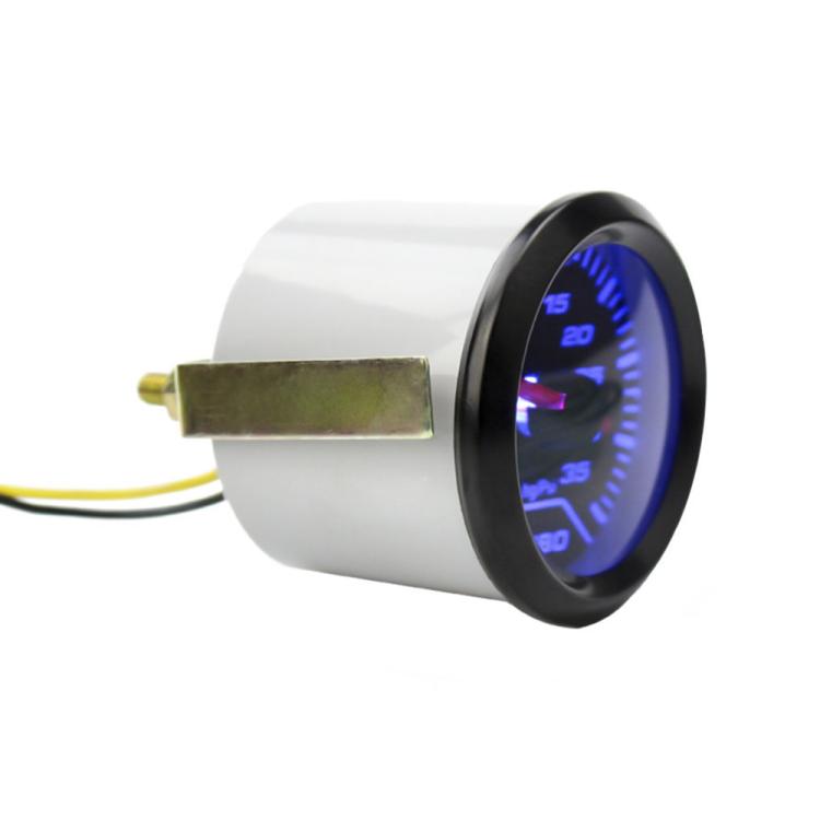 52mm 12V Universal Car Modified LED Blue Light Turbo Boost Gauge, LED Blue Light