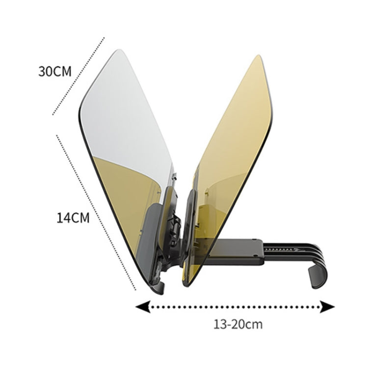 3R-2146 Car Double Side Anti-Glare Dazzling Goggle Driving Mirror Sun Visors, 3R-2146