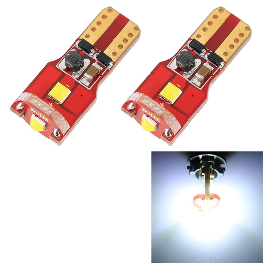 2 PCS T10 / W5W / 168 / 194 DC12V / 1.6W / 6000K / 130LM 3LEDs SMD-3030 Car Red Board Clearance Light, 3LEDs SMD-3030